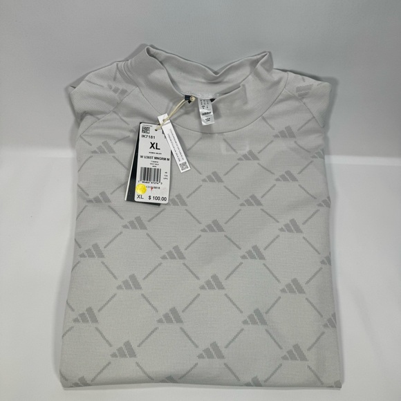 NWT New Adidas Womens XL Extra Large Ultimate365 Tour Monogram Mock Golf T Shirt - Picture 5 of 6